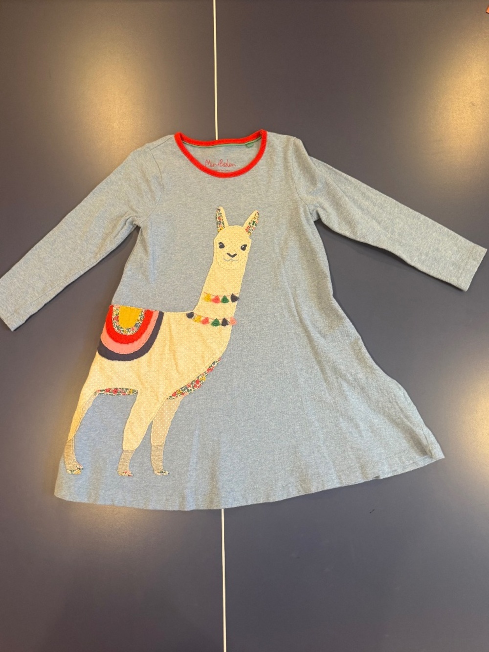 Size 5-6 Mini Boden Llama Dress
